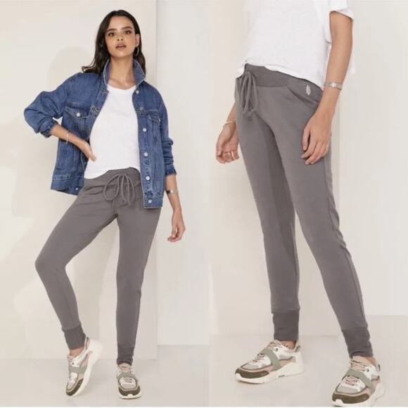 Free People Movement Gray Sunny Skinny Sweatpants - Picture 1 of 8